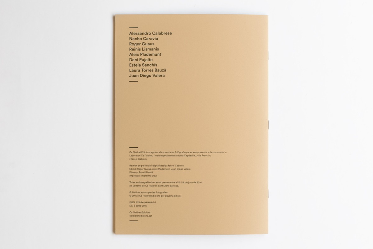 LABORATORI - Alessandro Calabrese - Nacho Caravia - Roger Guaus - Reinis Lismanis - Aleix Plademunt - Dani Pujalte - Estela Sanchis - Laura Torres Bauzà - Juan Diego Valera