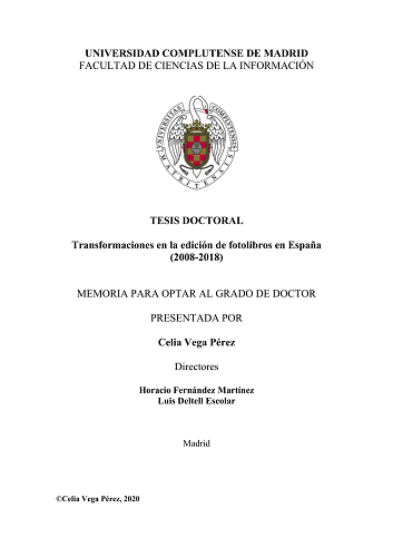 Transformations in Photobook Publishing in Spain (2008-2018)